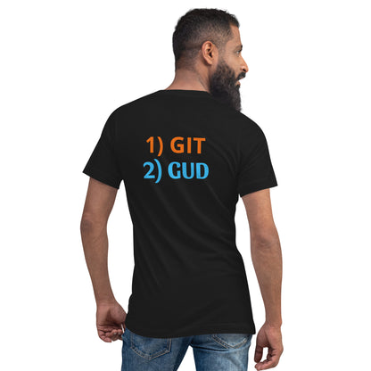 Short Sleeve V-Neck T-Shirt - Git Gud Edition